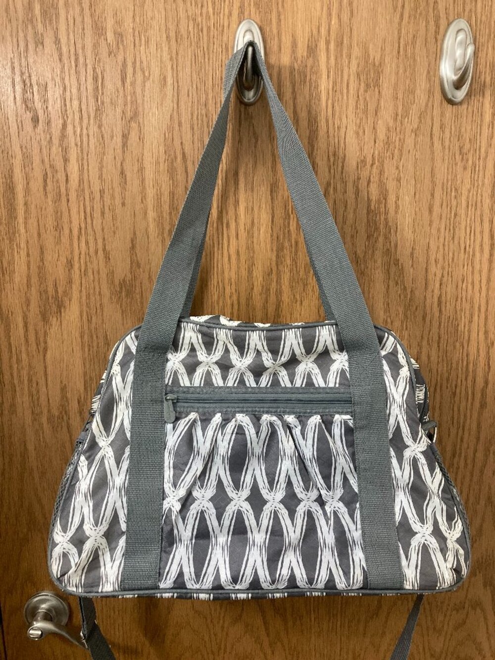 Thirty-One Gray All In Weekender Travel Duffel Bag